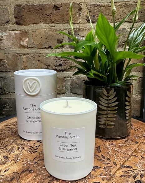 The Parsons Green Candle - Green Tea & Bergamot