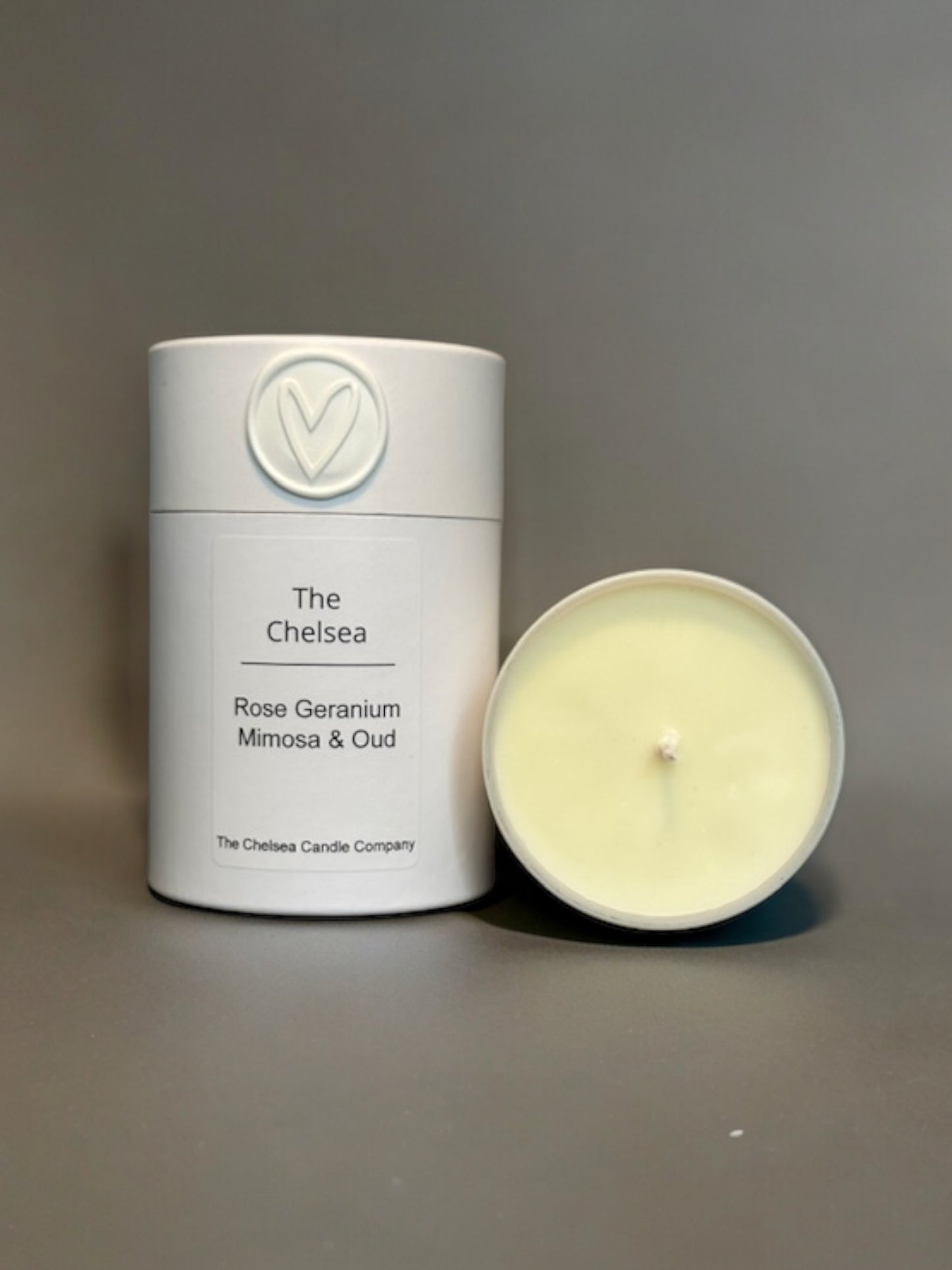 The Chelsea Candle - Rose Geranium, Oud & Mimosa