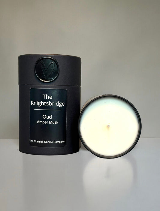 The Knightsbridge Candle - Oud & Amber Musk